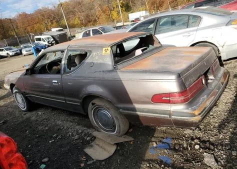 1987 Mercury Cougar Ls из США, поврежденный, VIN 1MEBM60F6HH603356